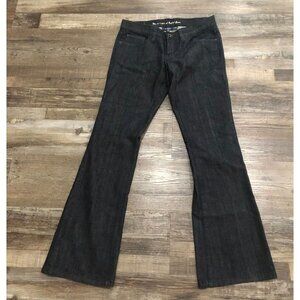 Levi's Womens Size 4 Ultra Low Boot 522 Dark Wash Blue Jeans 32" Inseam